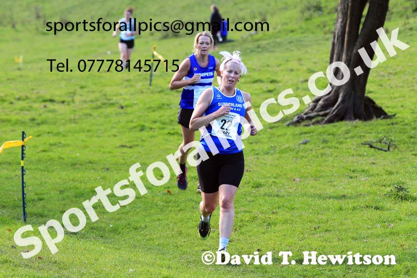 Senior and Masters Women, 2022 NECAA Cross Country Relays, Thornley Hall Farm, Peterlee, County Durham, October 15th. Photo: David T. Hewitson/Sports for All Pics